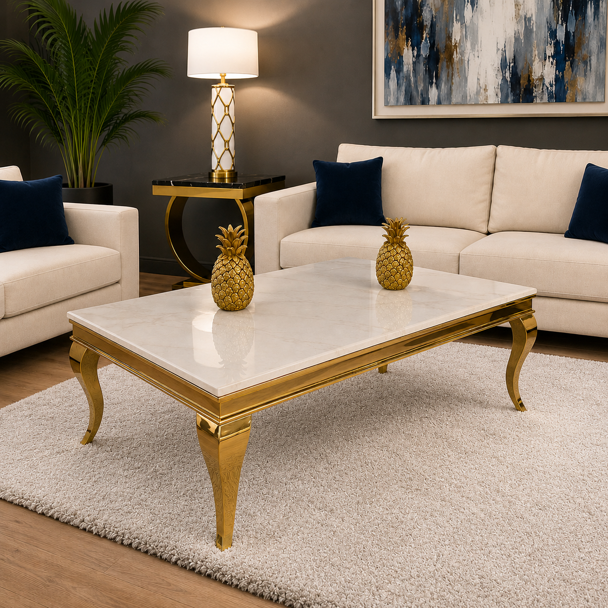 Mesa de Centro Cosmo Gold 8 Mesa de Centro Cosmo Gold - Imagen 8