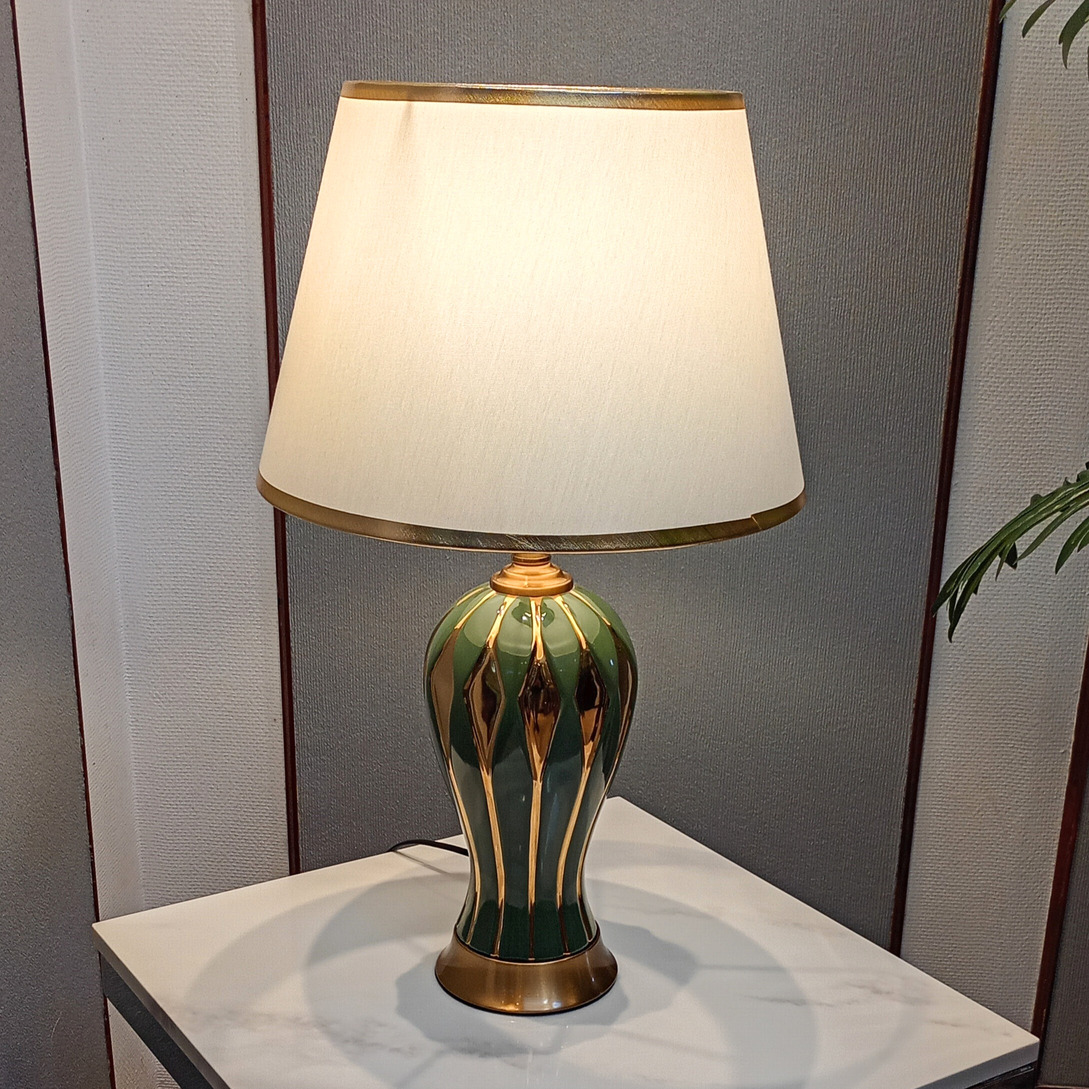 Lámpara de Mesa Mercurio Verde Olivo 3 Lámpara de Mesa Mercurio Verde Olivo - Imagen 3