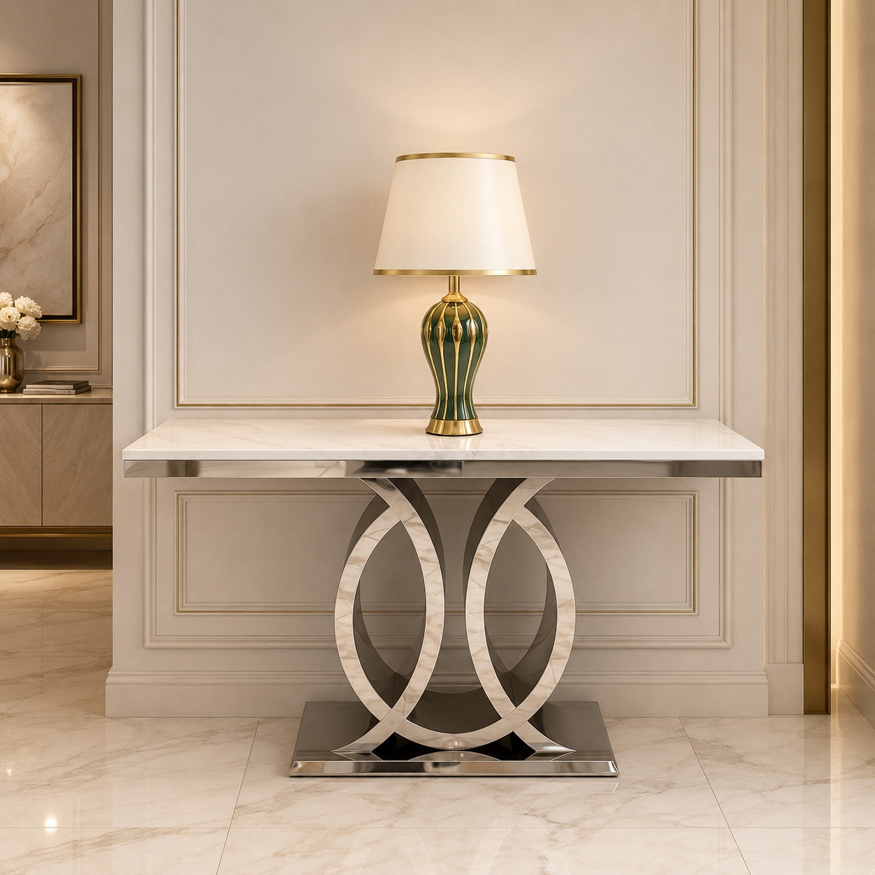 Lámpara de Mesa Mercurio Verde Olivo 9 Lámpara de Mesa Mercurio Verde Olivo - Imagen 9