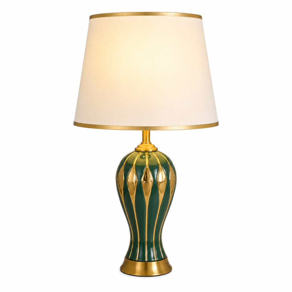 Lámpara de Mesa Mercurio Verde Olivo