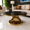 Detalle Mesa de Centro Orion Gold