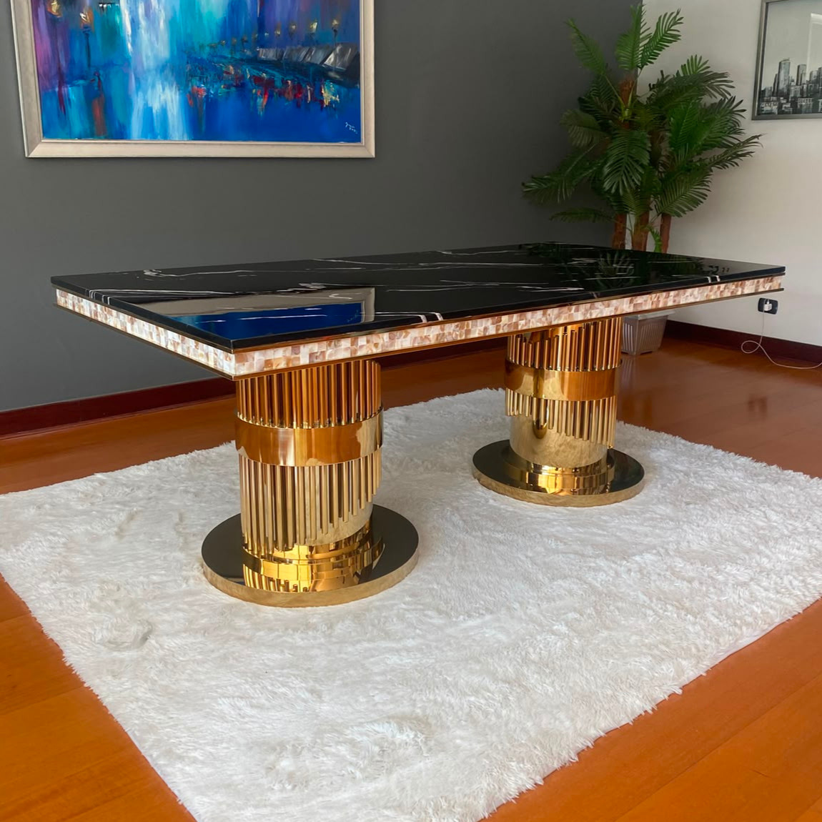 Mesa de Comedor Horus Gold 8 Mesa de Comedor Horus Gold - Imagen 8