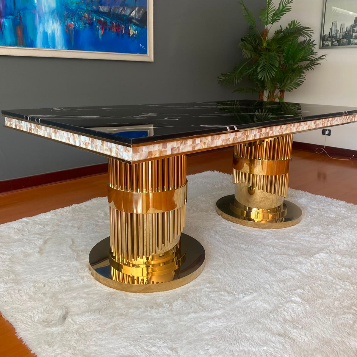 Mesa de Comedor Horus Gold 5 Mesa de Comedor Horus Gold - Imagen 5