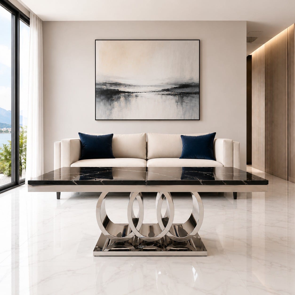Mesa de Centro Cronos Silver 7 Mesa de Centro Cronos Silver - Imagen 7
