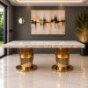 Mesa Horus Gold 200 x 100 cm