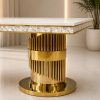 Detalle base Mesa de Comedor Horus Gold