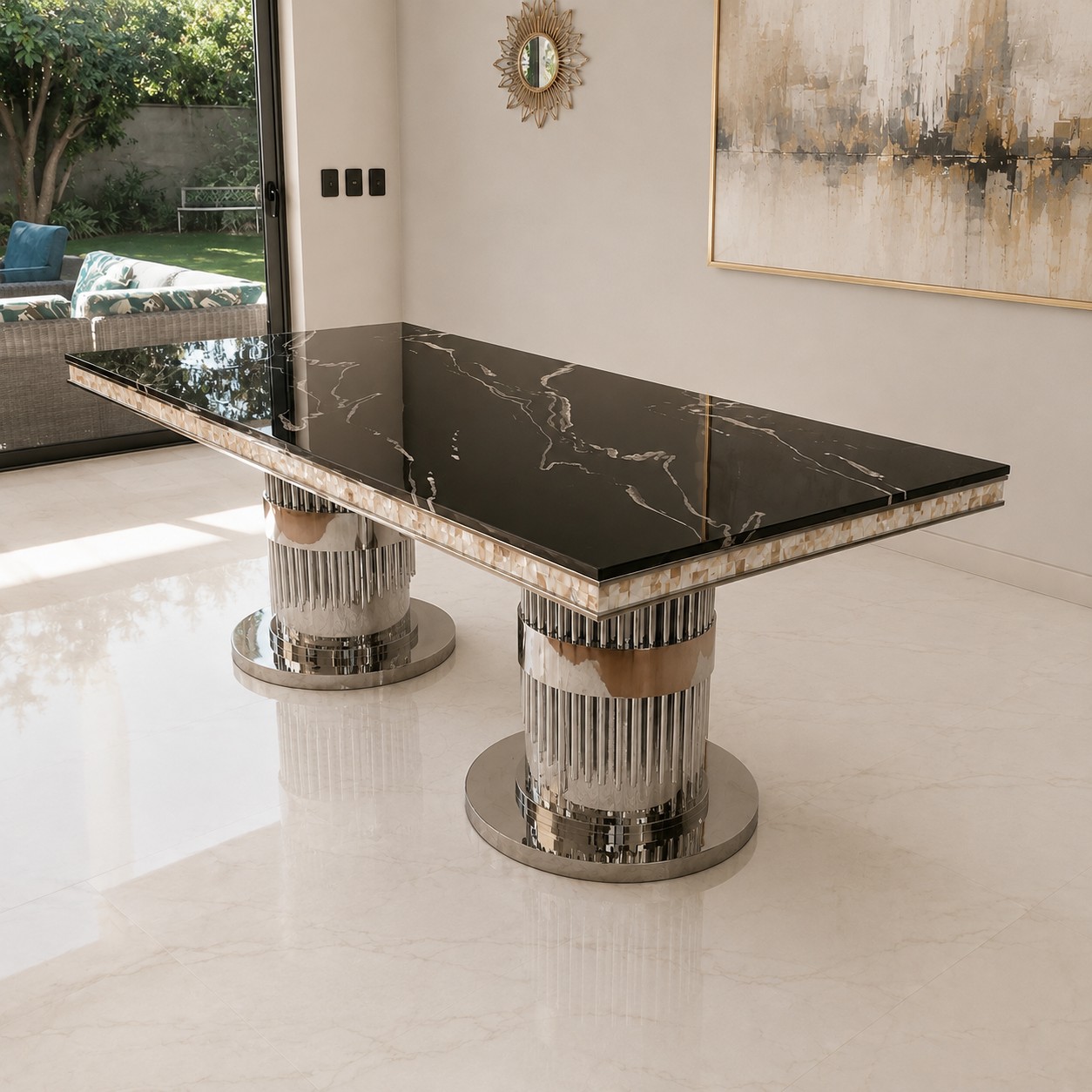 Mesa de Comedor Horus Silver - Imagen 4