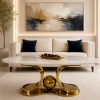 Mesa de Centro Olimpo Gold para living