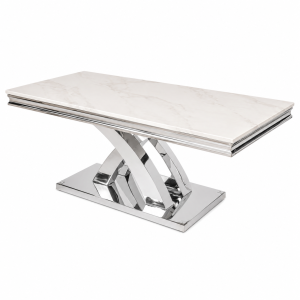 Mesa de Centro Troya Silver