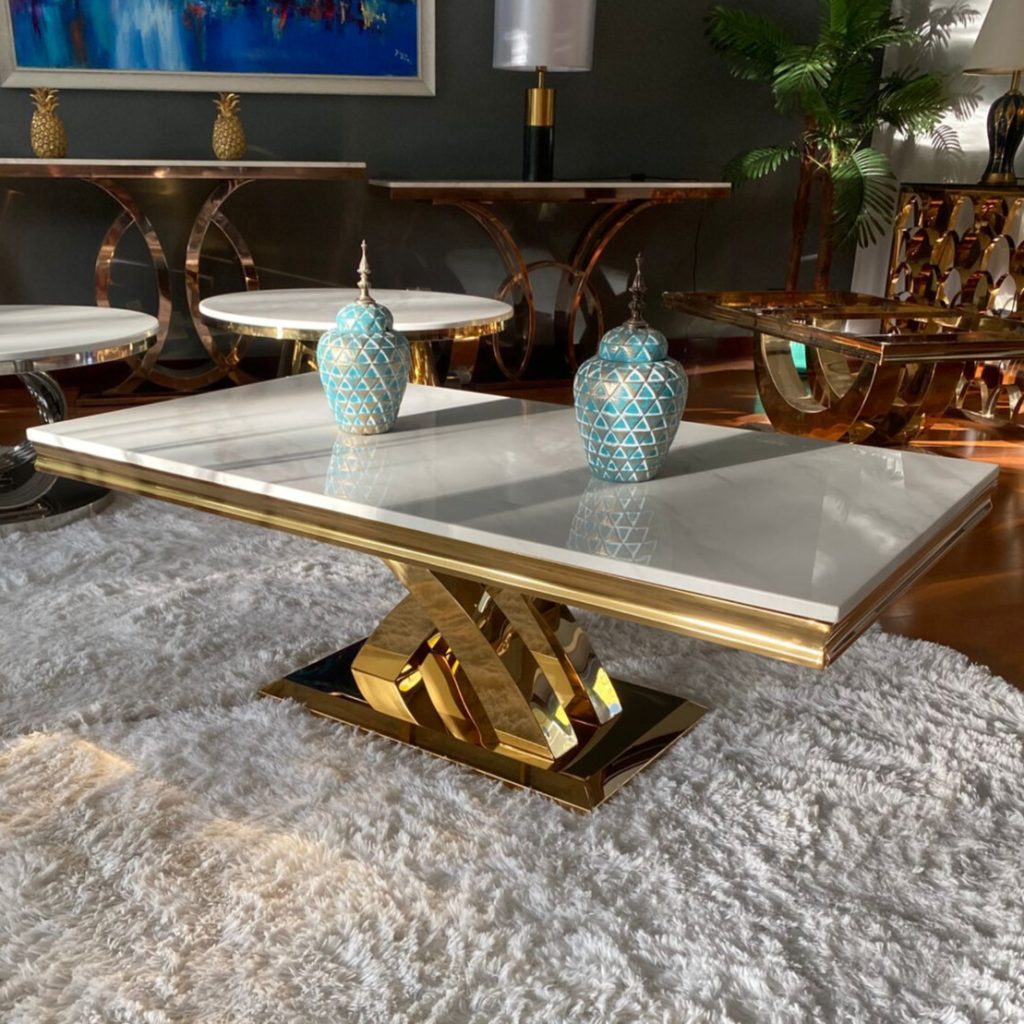 Mesa de Centro Troya Gold