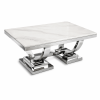 Mesa de Centro Zeus plateada para living – Estambul Design