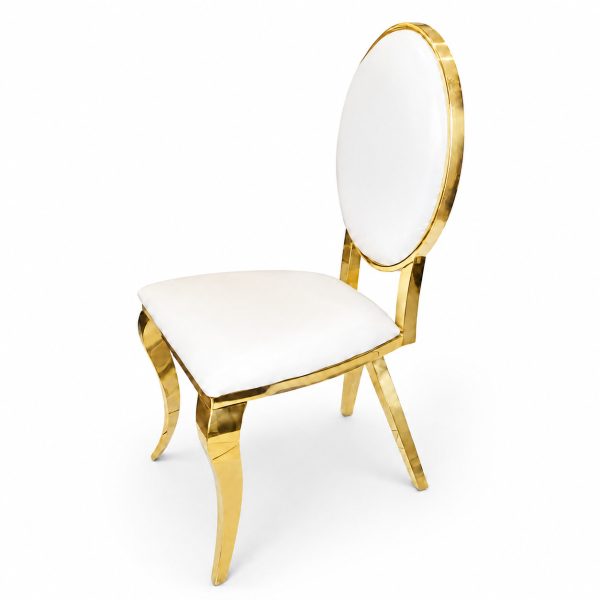 silla dorada de costado