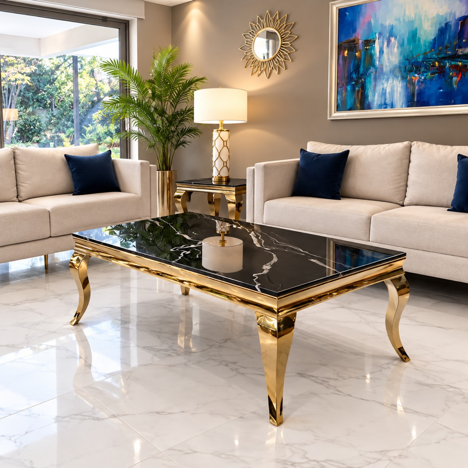 Mesa de Centro Cosmo Gold