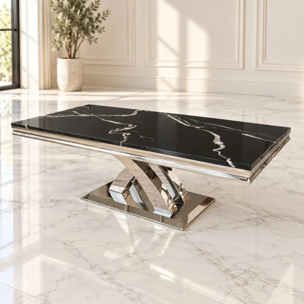 Mesa de Centro Troya Silver